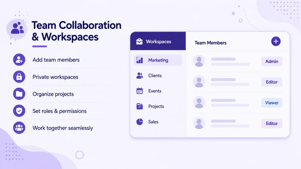 Team Members and Workspaces