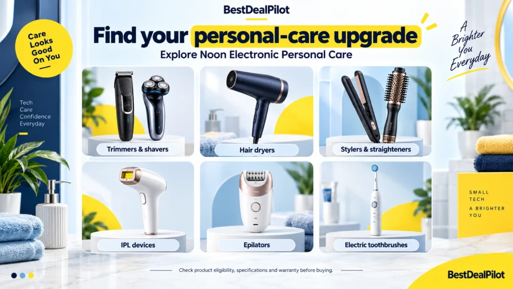 Best Noon Electronic Personal Care Coupon Code Cashback Upto AED75-3
