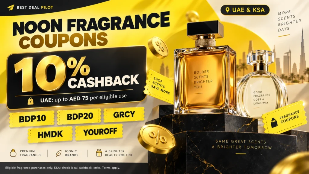 Best Noon Perfume Coupon Code UAE -KSA 10% Cashback Promo Code-4