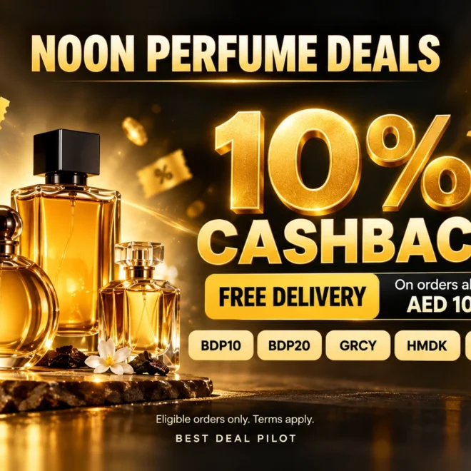 Best Noon Perfume Coupon Code UAE -KSA 10% Cashback