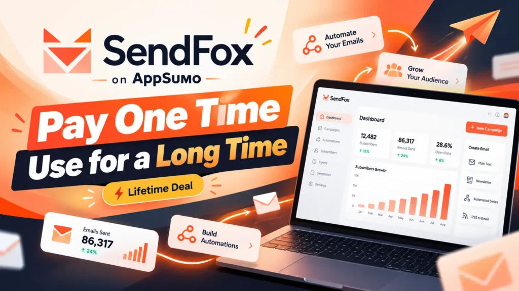 Buy Now SendFox Best Email Marketing Software Tool Service Lifetime